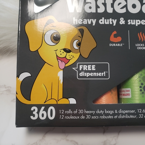 Petkin Dog Wastebags. Free dispenser. Citrus scent - Picture 4 of 8